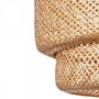Opviq Lámpara de araña AYD-3564 de bambú, Beige y Negro